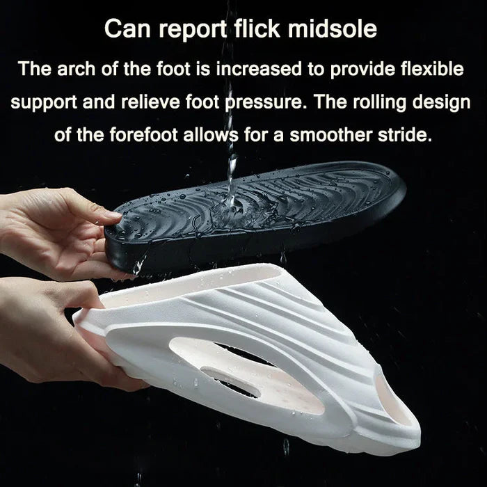 WaveWalk™ - Unisex Non-Slip Cushioned Sporty Beach Sandals with Thick Sole