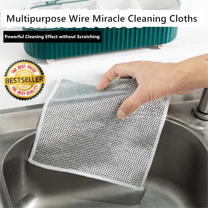 SparkleWipe™ - Multipurpose Miracle Mesh Cleaning Cloths